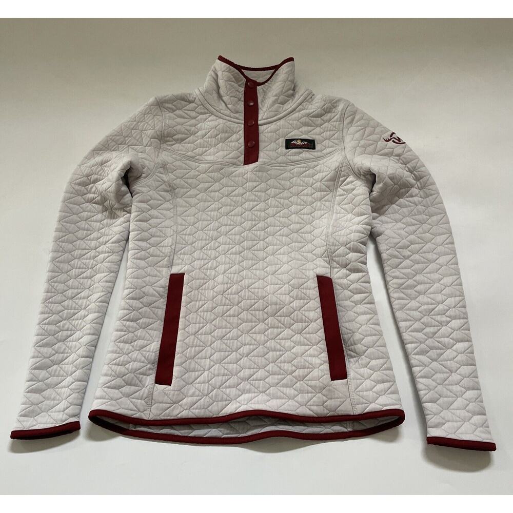 Moosejaw Mountaineering Sweater‎ Womens Quilted Sweatshirt Hiking Outdoors XS